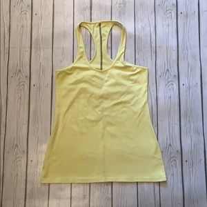 Lululemon Yellow Activewear Tank Top
